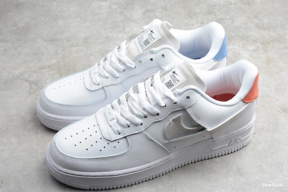 Air (W) 1 White LX Force 898889-103 Vandalised 0106